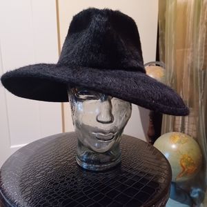Patricia Underwood Black Fur Fedora
